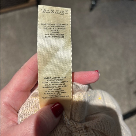 Anthropologie Hei Hei Metallic Kimono Size Medium/Large - Picture 6 of 7